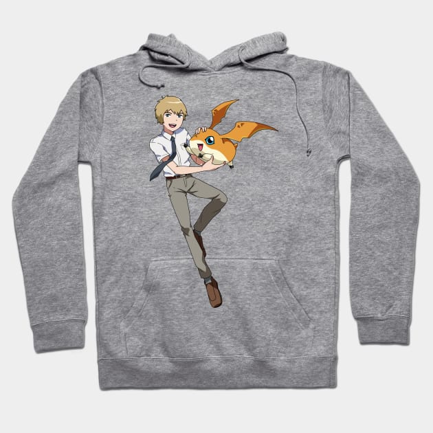 Digimon tri. Takeru and Patamon Hoodie by Decokun